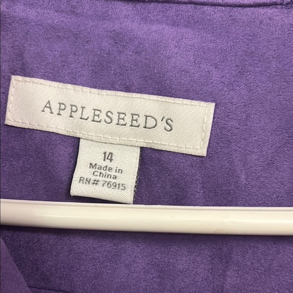 Purple Women's Jacket by Appleseed's - Picture 2 of 4